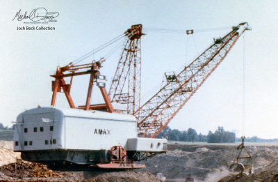 AMAX Coal Company Bucyrus Erie 1450W (Delta Mine)