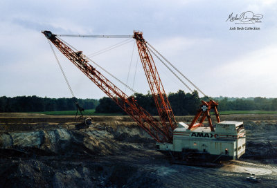 AMAX Coal Company Bucyrus Erie 2570W (Chinook Mine)