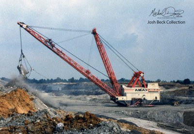 AMAX Coal Company Bucyrus Erie 2570W (Chinook Mine)