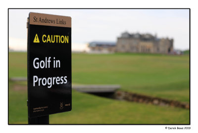 Caution....Golf In Progress