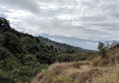 The view across the valley