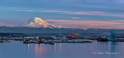 Tacoma Harbor & Mt. Rainier