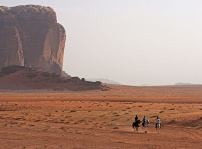 Evening ride in Wadi Rum