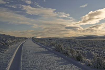 Snowy road