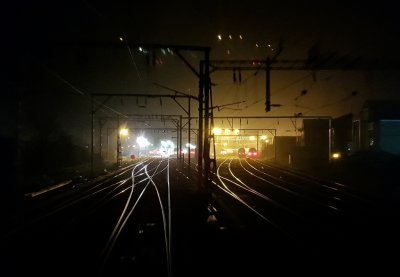 Leaving Clacton station very early