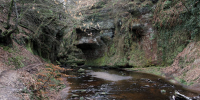 The Finnich Glen gorge