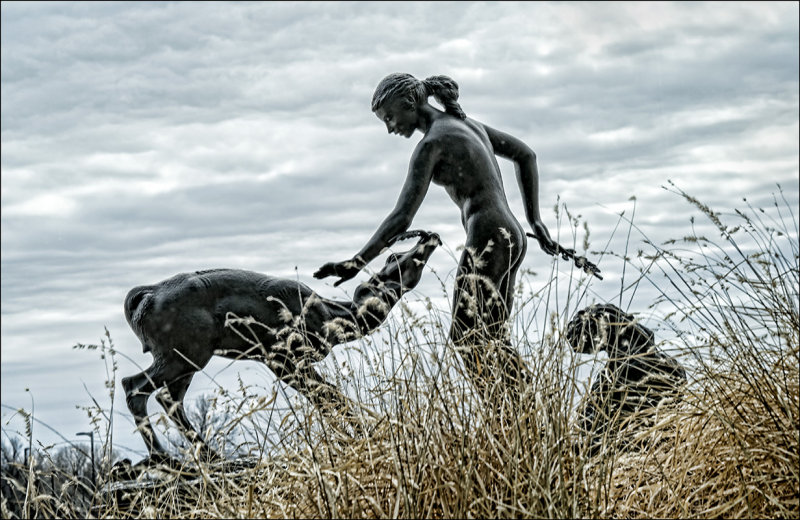 Sculpture Through The Window