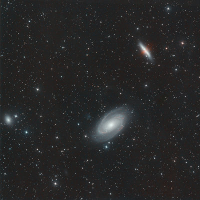 M81-M82 Area in HaRGB