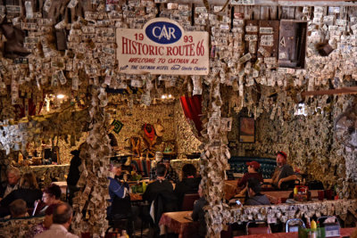 Restaurant Area in the Oatman Hotel