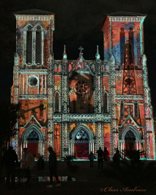 Light Show at The San Fernando Cathedral