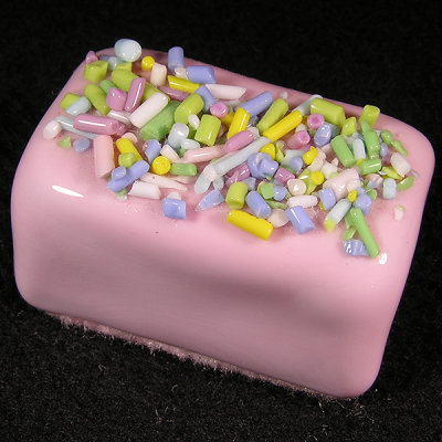 Pink Confetti Cream Size: 1.40 Price: SOLD