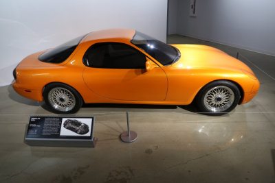 1993 Mazda RX-7 Concept Model, fiberglass shell of design created by Art Center College of Design graduate Wu-Huang Chin. (2046)