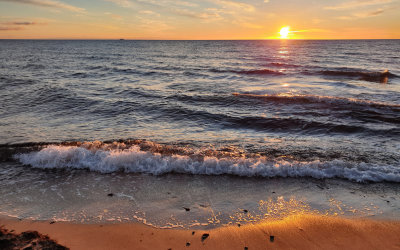 Bästa kameran är den man har med sig på sin vinterpromenad vid havet!
