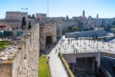 View of Jaffa Entrance from Rampart