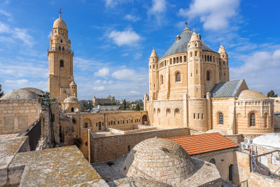 Rooftop view of Dormition Abbey