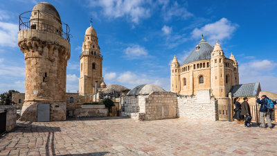 Rooftop view of Dormition Abbey