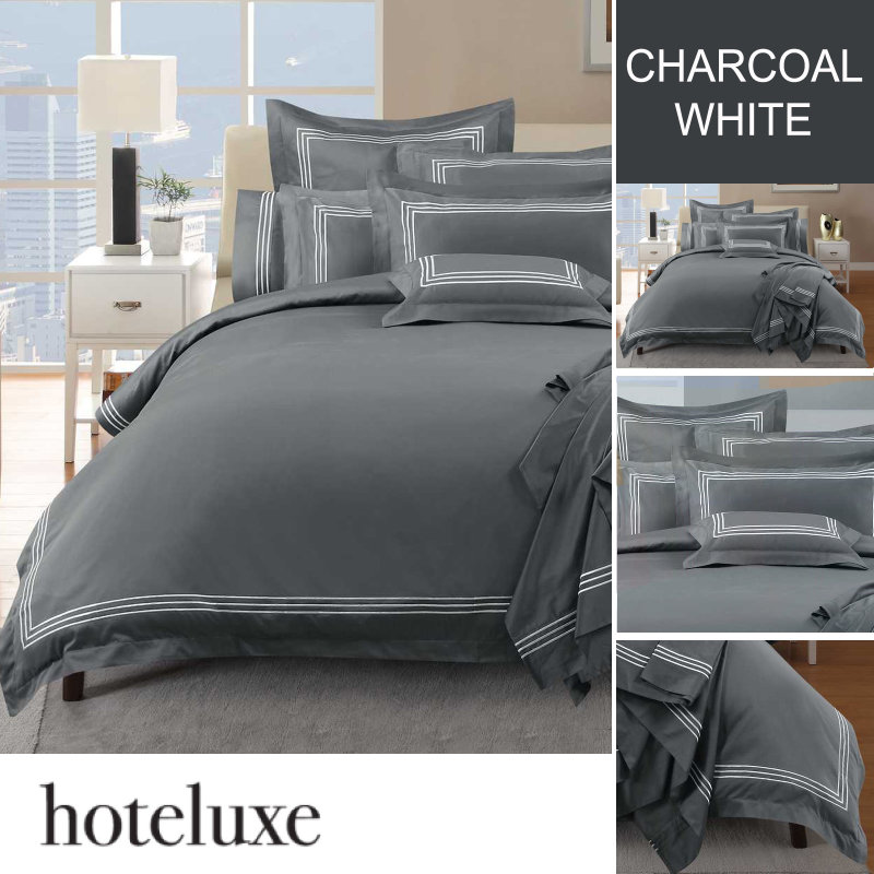 1000tc Super King Quilt Cover Set by hoteluxe