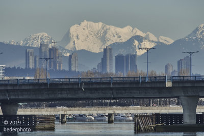 north-east view over Fraser River