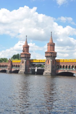 Oberbaumbrücke and Underground Train