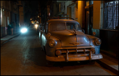 Old dusty pickup in Havana Old town
