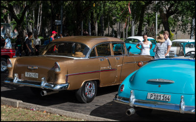 Chevrolets - Car display near Plaza de la Revolution