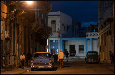 Streetcars in Havana centre