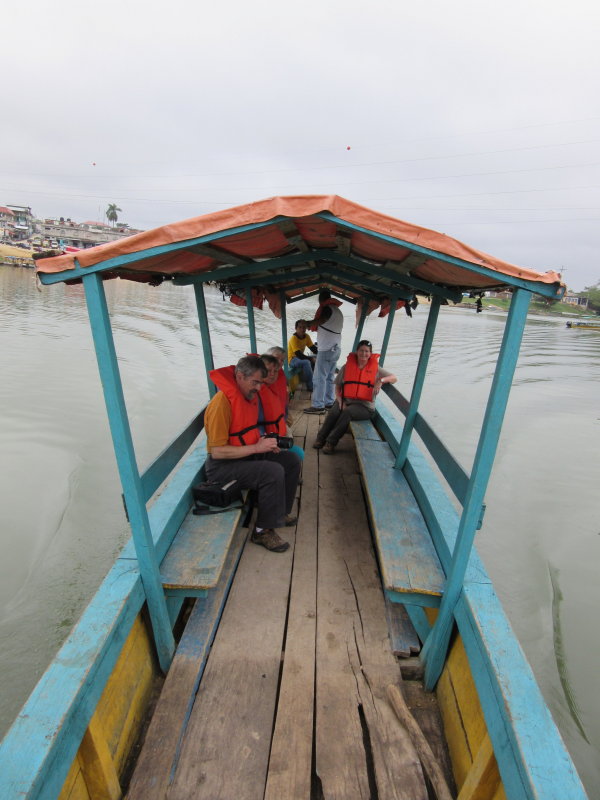 A short motor up and down the river looking for otters and birds