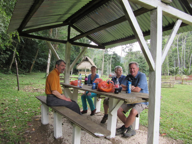 Lunch afterwards - peanut butter & banana sandwiches