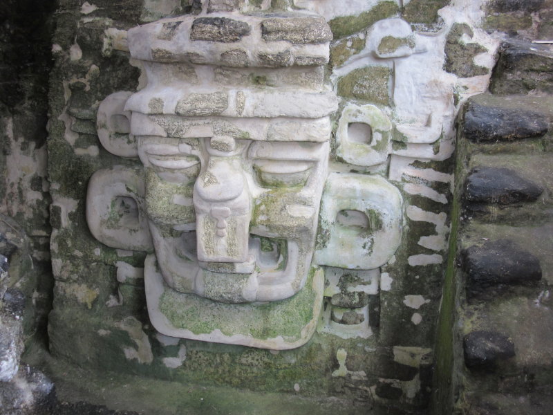 Intricate mask carving