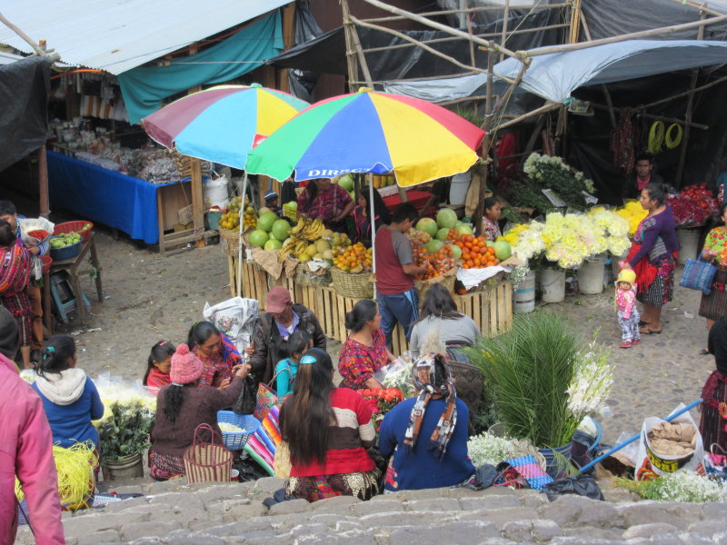 ...looking onto the market