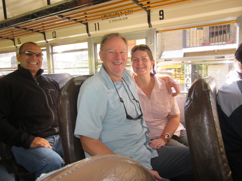 Marvin (our guide) photobombs us!