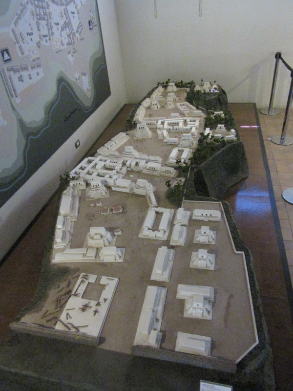 Model of Iximch - a 15th century Kaqchiquels Mayan capital