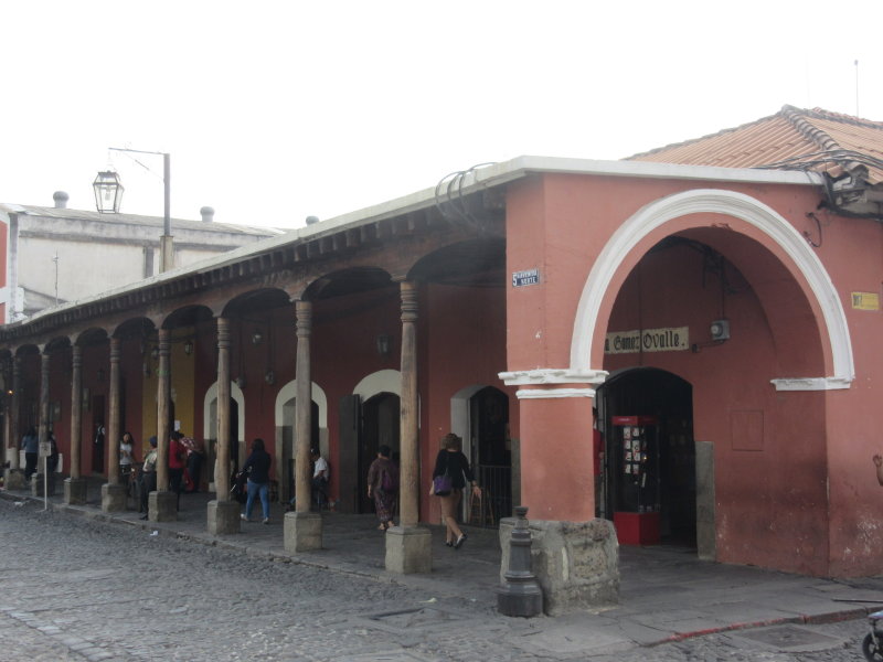 Colonnaded walkway 