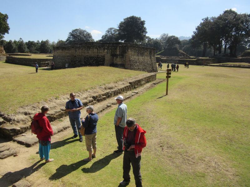 Our group exploring