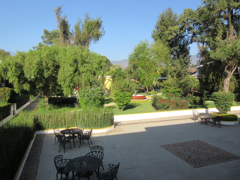 Our hotel gardens 