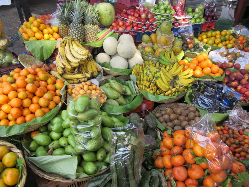 Inviting market stall