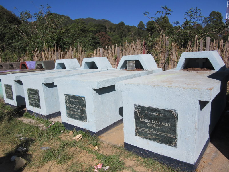 Graves of those killed in the civil war