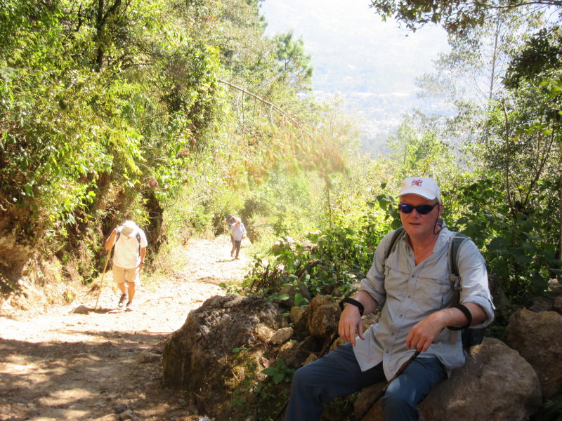 Hike to Acul - steep and hot