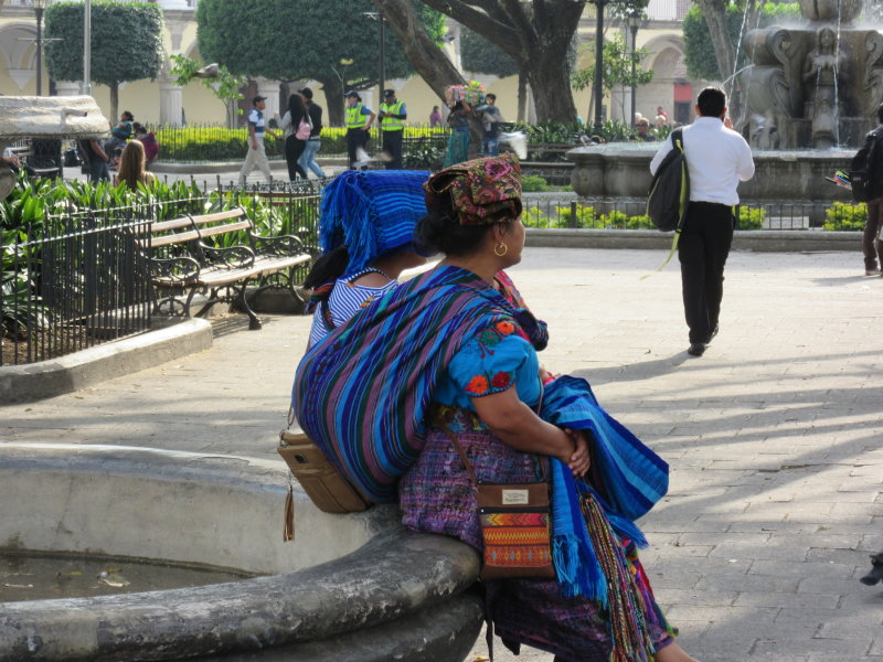 Lady selling souvenirs
