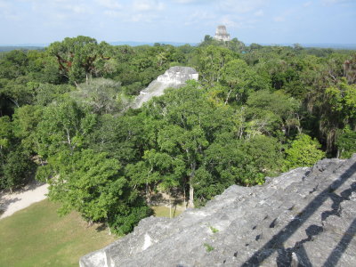 Looking down on Lost World and towards Temple IV