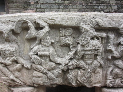 Altar Q depicts the 16 great Kings of Copan