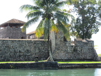 A 15th century fortress and castle at the entrance to Lago de Izabal