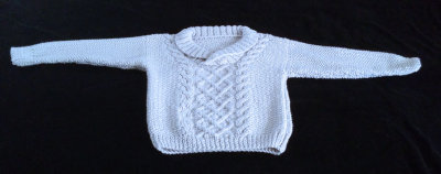 #315 Baby silver wool sweater