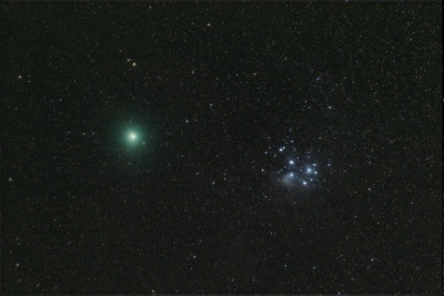 Comet 46p/Wirtanen Visits the Seven Sisters