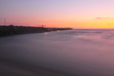 sunset shot at mordialloc pier