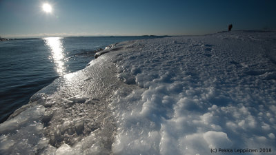 Ice / January beach at noon II