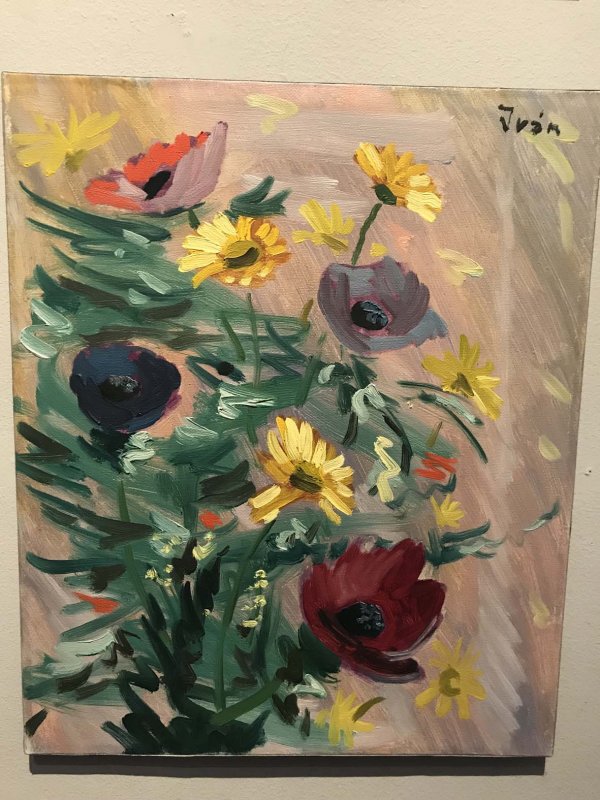 Still Life with Flowers (c. 1940) - Ivn Grnewald - 0028