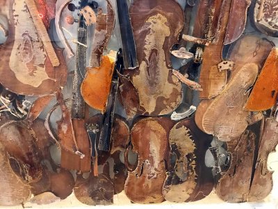 L'Attila des violons (1968), dtail - Arman - 7944