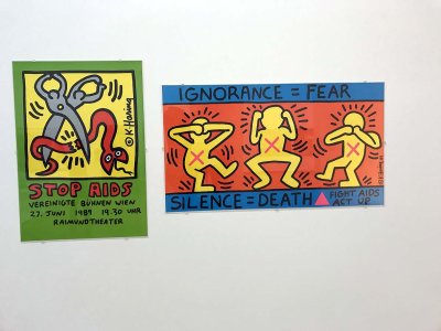 Stop AIDS (1989); Ignorance = Fear, Silence = Death (1989) - Keith Haring - 7992