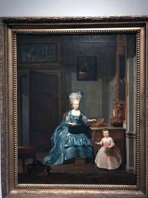 Susanna van Collen-Mogge and her daughter (1776) - Hermanus Numan - 8506